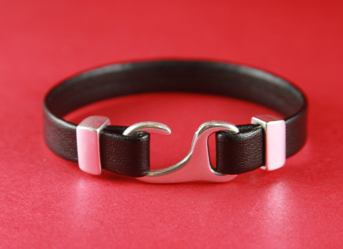 FC0176>>MADE in EUROPE 2 zamak flat hook clasps, 10mm flat cord hook clasps(7137) Qty 2
