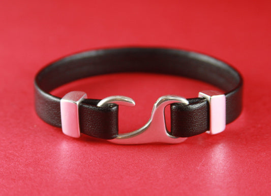 FC0176>>MADE in EUROPE 2 zamak flat hook clasps, 10mm flat cord hook clasps(7137) Qty 2