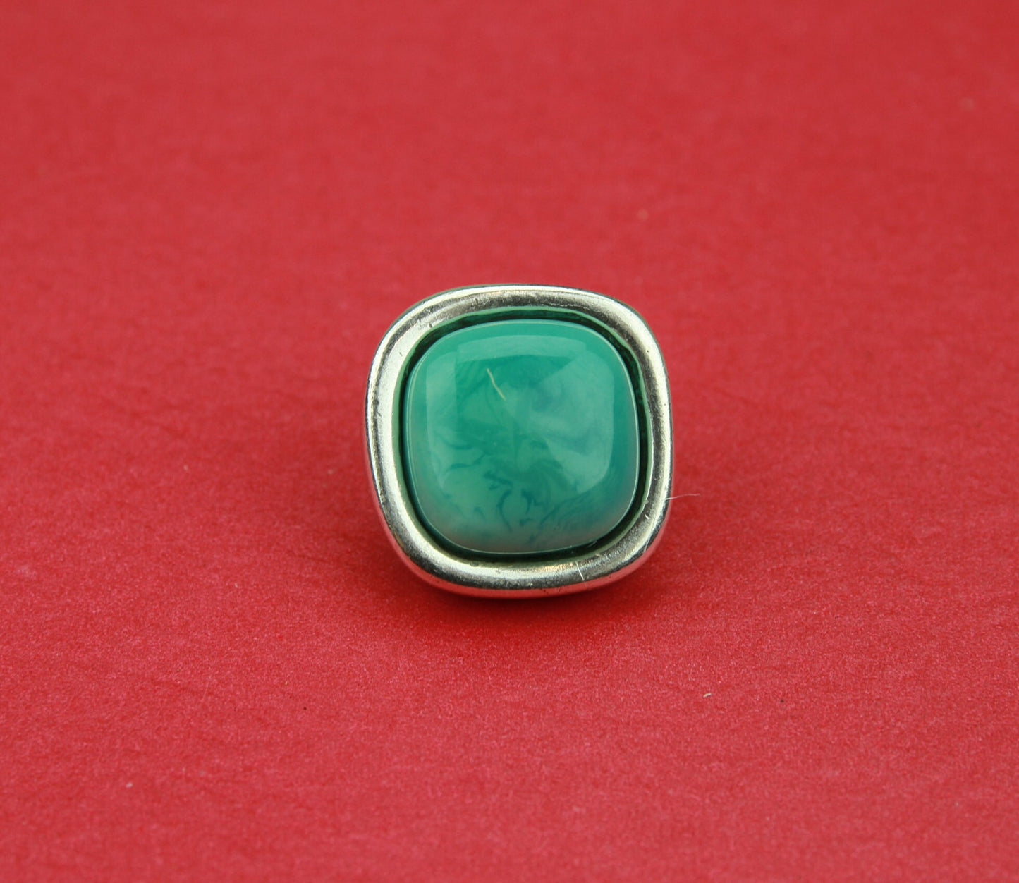 LS0024>> MADE IN EUROPE licorice zamak  slider, 10x6mm  zamak slider,  turquoise cabochon slider,Qty1