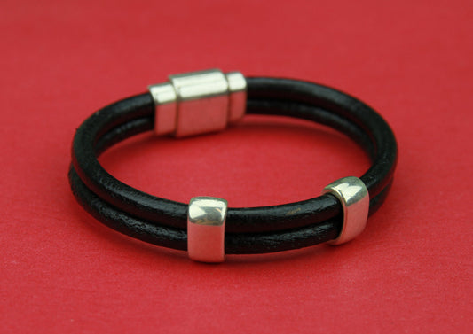 LS0073>>MADE IN EUROPE 2 zamak ring sliders, 10x5mm sliders, silver ring sliders  Qty2