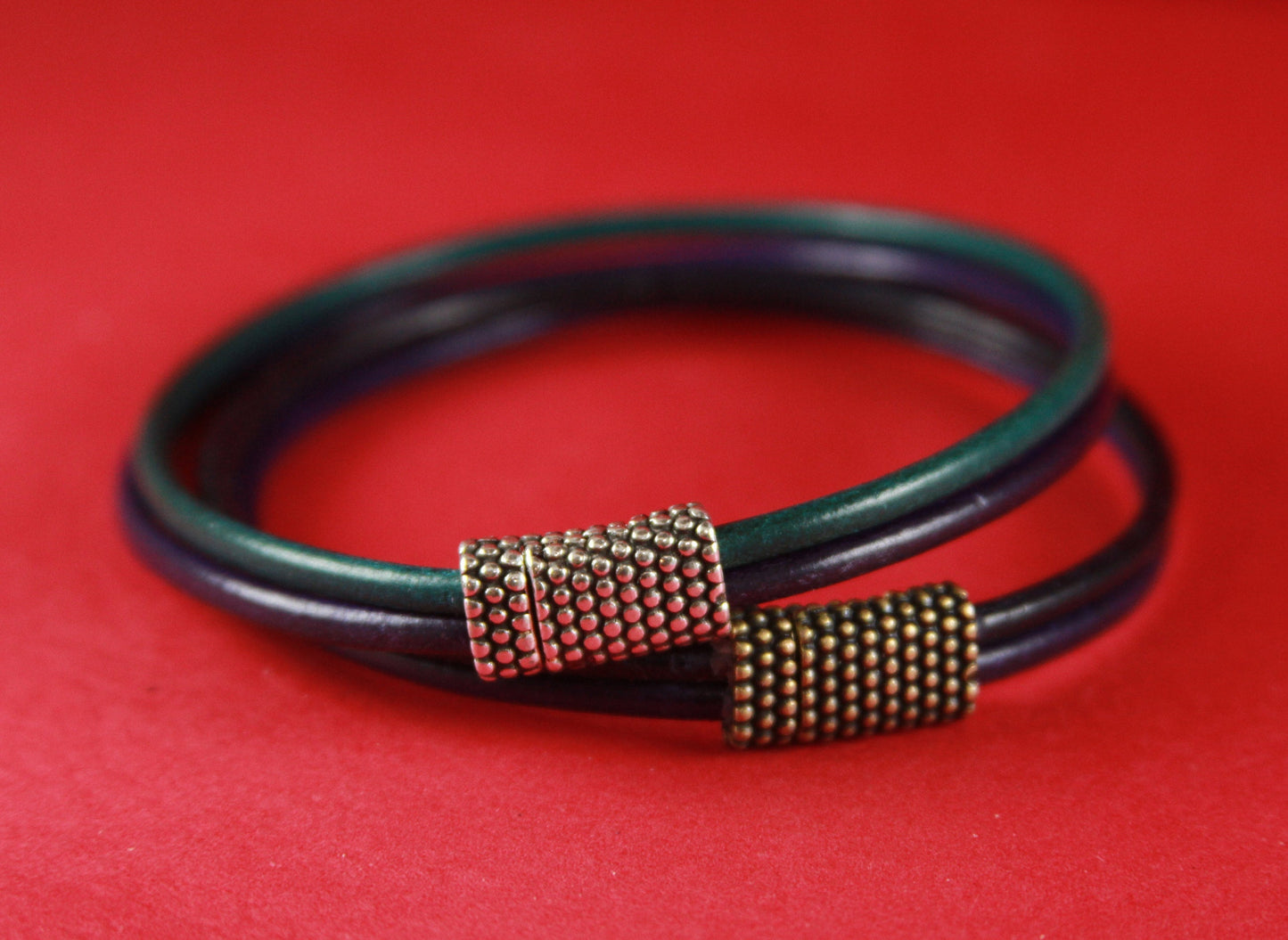 FC0156>>MADE in EUROPE zamak clasp  for flat 6mm cord, beaded clasp for flat cord, clasp for 6mm cord qty1