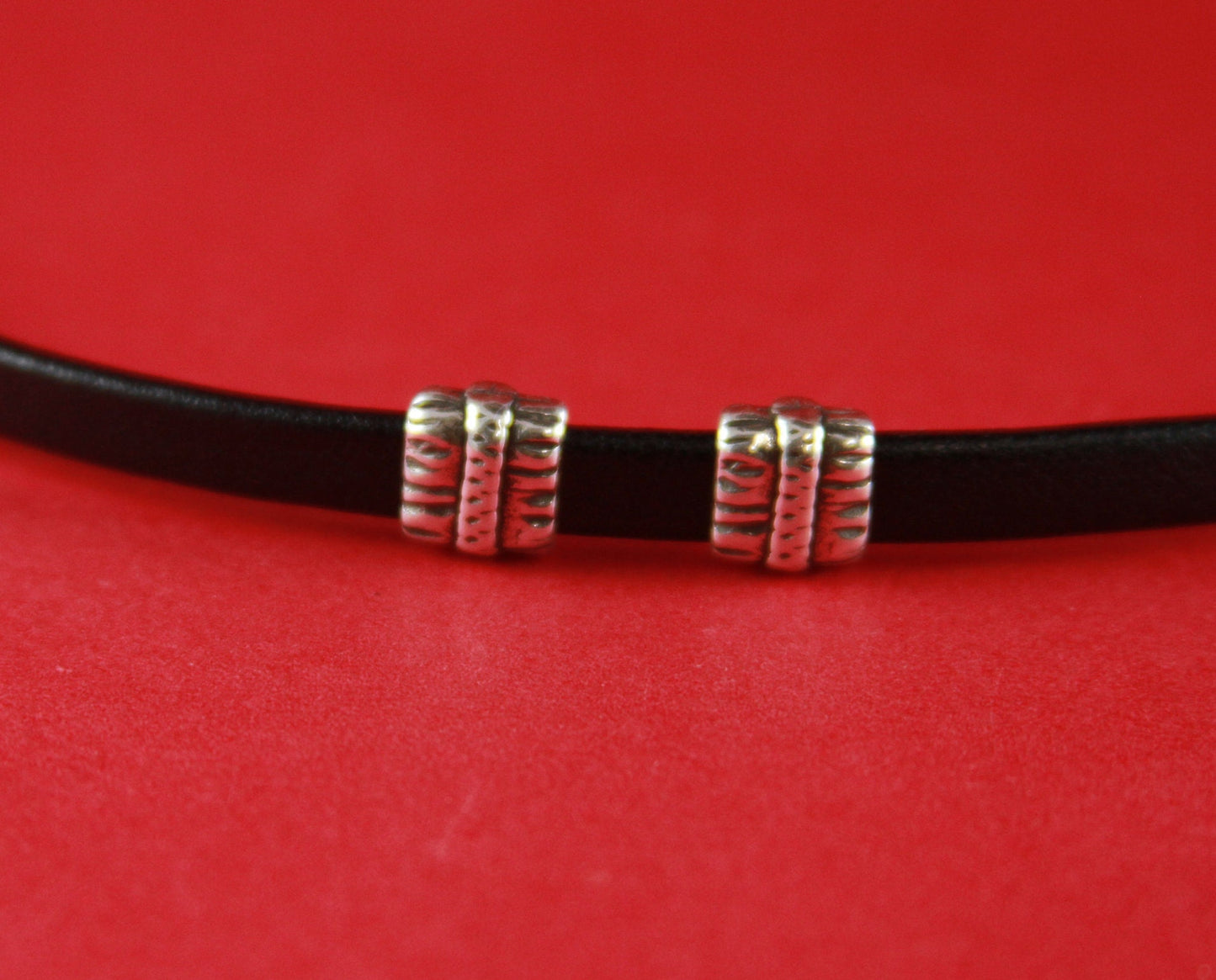 FS0238>>MADE in EUROPE 4 zamak sliders for 6mm cord, flat cord sliders, zamak flat cord slider qty4