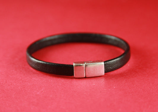 FC0194>>MADE in EUROPE zamak flat 6mm cord clasp, zamak clasp, zamak  clasp, 6mm flat cord  clasp  Qty1