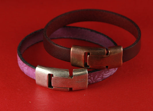 FC0177>> MADE IN EUROPE magnetic clasp, flat cord clasp, bracelet clasp,zamak magnetic clasp (Xm6004)Qty1