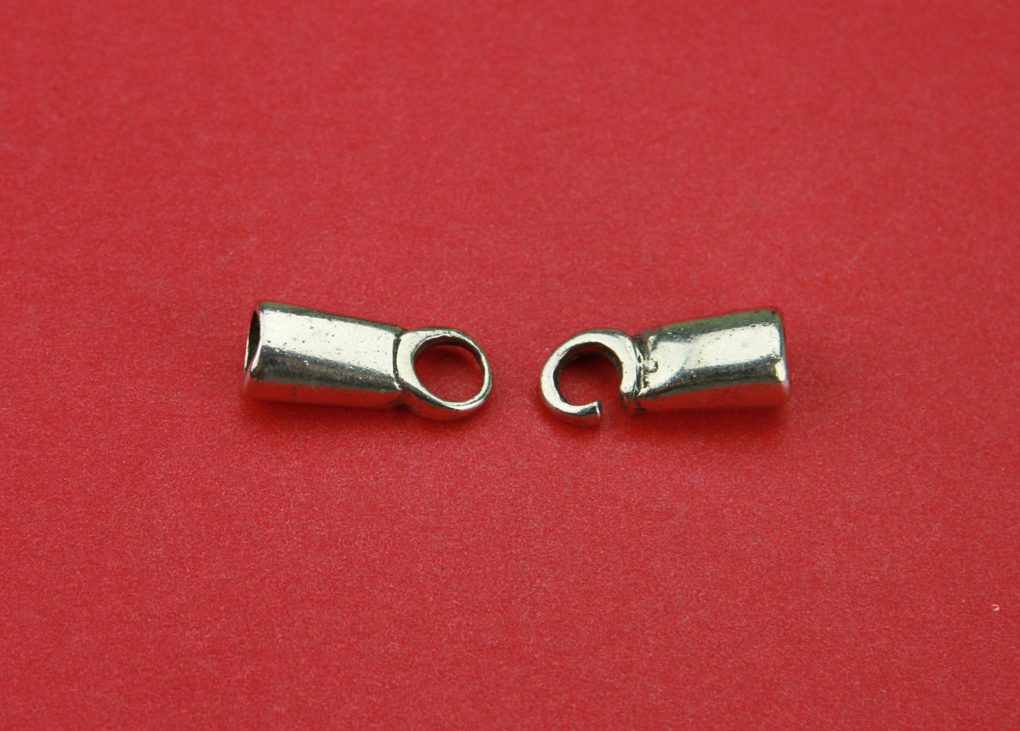 RC0024>>MADE in EUROPE zamak hook clasp, round cord clasp, 5mm cord clasp, bracelet zamak hook (6237) Qty1