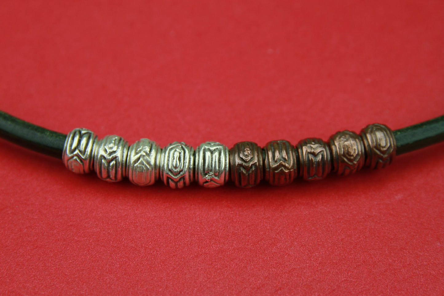 RS0107>>MADE in EUROPE 6 zamak beads, zamak 5mm hole beads, zamak rondelle beads(X1662) Qty6