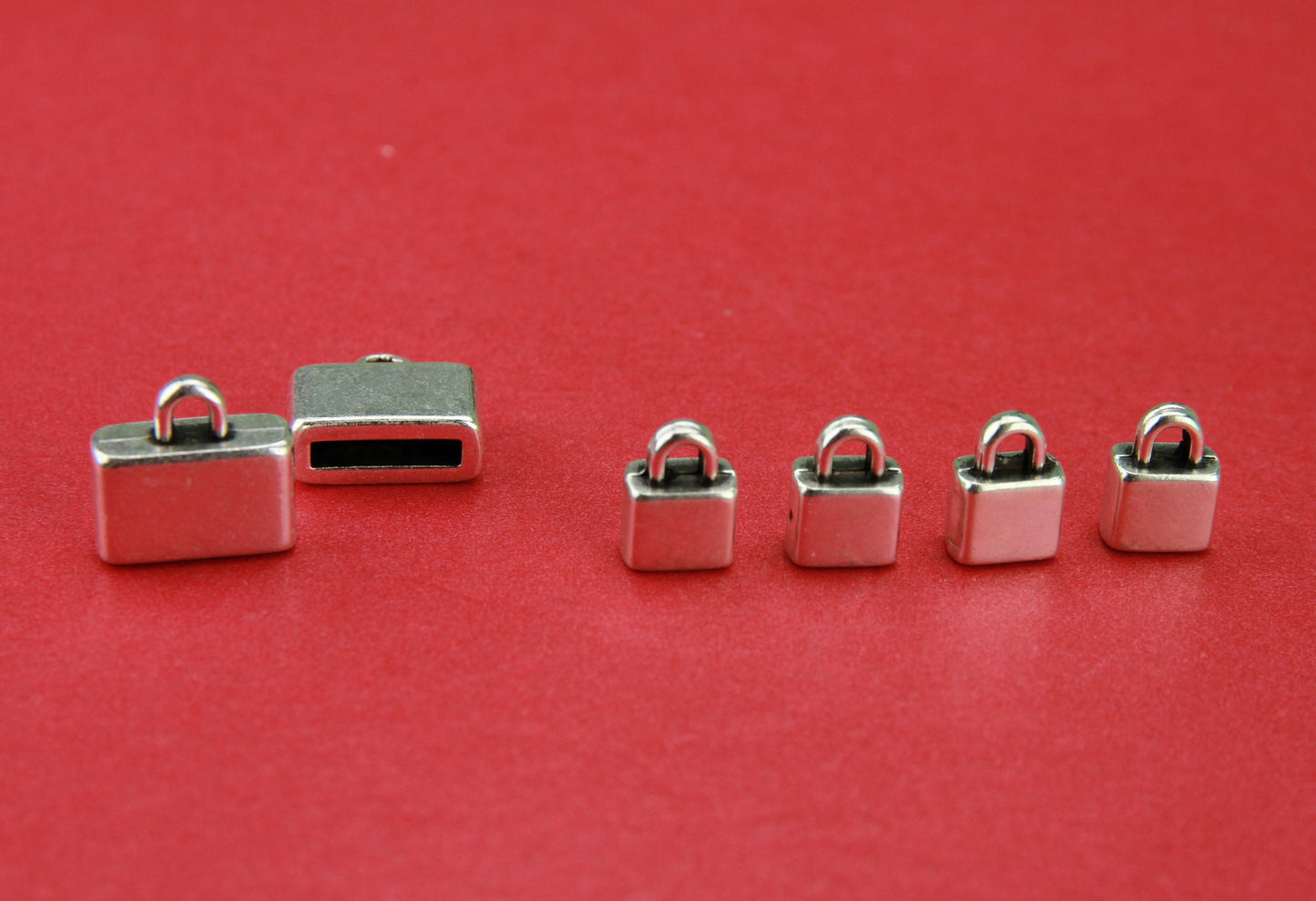 FC0363>>MADE in EUROPE leather cord ends, flat leather cord 2 end caps, leather cord end caps (ng2032/2031)Qty2
