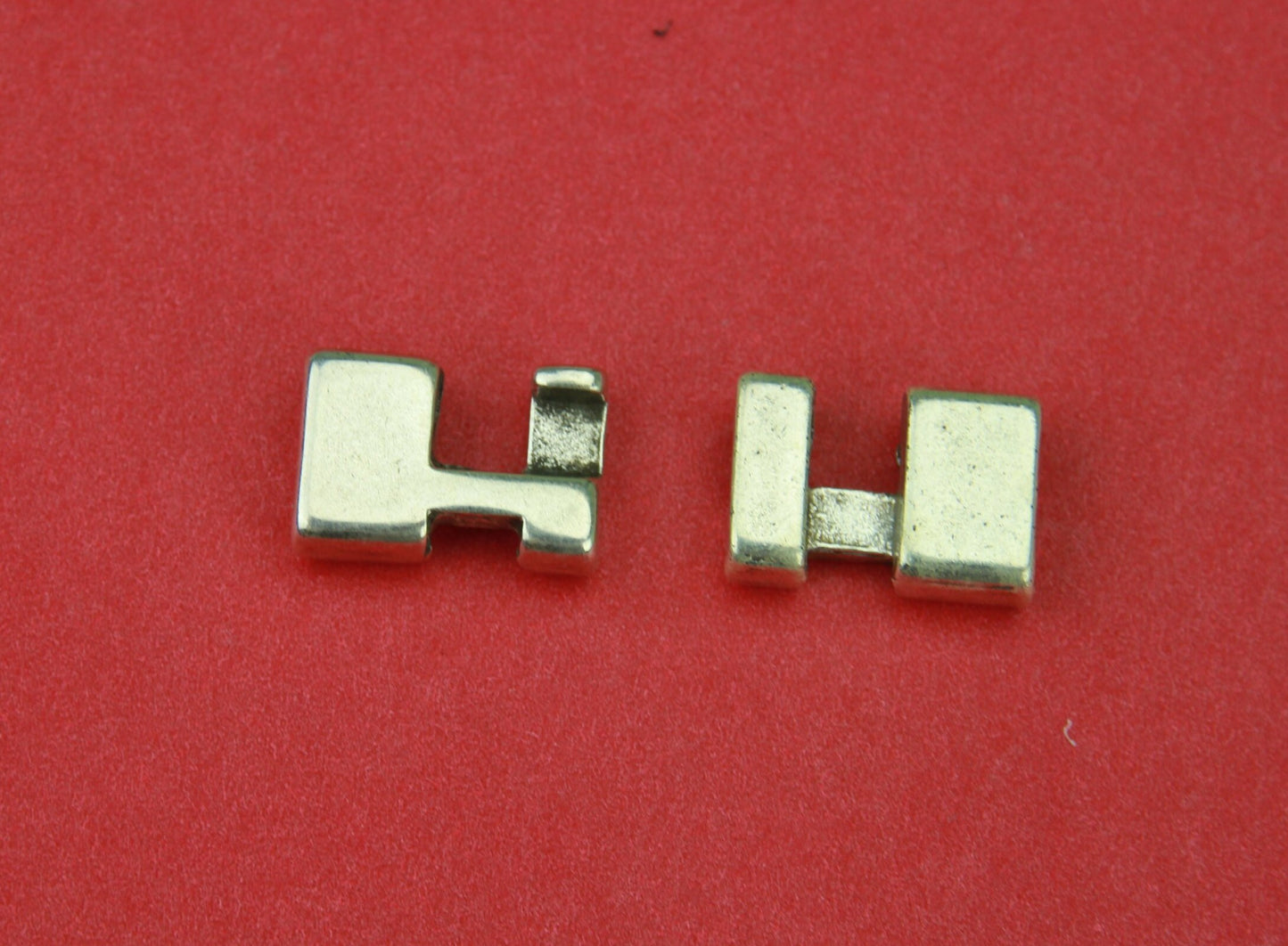FC0109>> MADE IN EUROPE zamak hook clasp, flat cord hook clasp, 10mm flat cord zamak hook clasp, (6945) Qty1