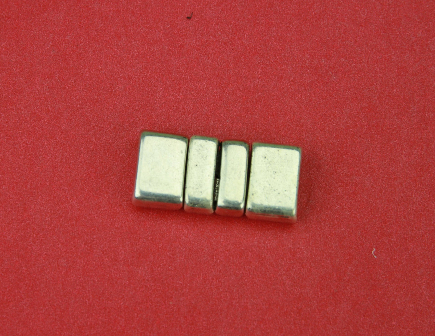 FC0109>> MADE IN EUROPE zamak hook clasp, flat cord hook clasp, 10mm flat cord zamak hook clasp, (6945) Qty1