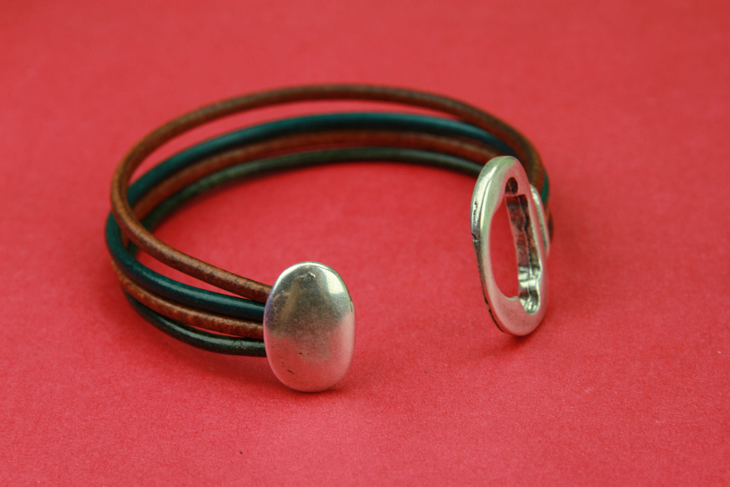 FC0292>> MADE in EUROPE zamak button clasp, 10mm flat cord clasp, two parts button clasp (6926) Qty1