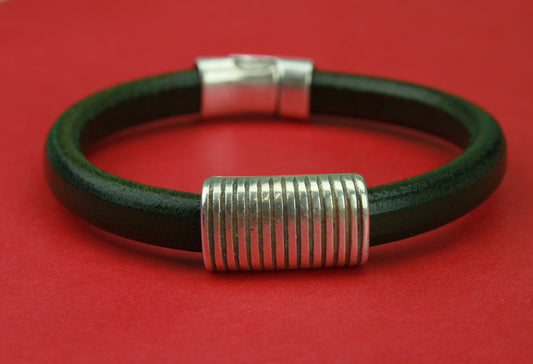 LS0061>>MADE in EUROPE  zamak slider tube, licorice cord zamak slider, large tube slider, 10x6mm tube slider (6682) Qty1