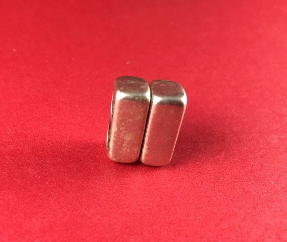 RC0076>>MADE in EUROPE zamak clasp, 4,5mm cord clasp, 4mm round cord clasp (6261) qty1