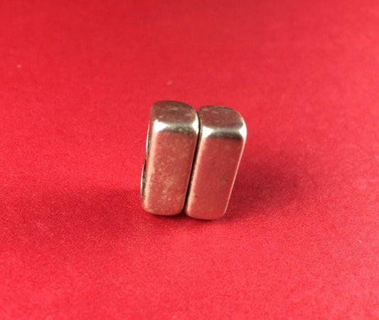 RC0076>>MADE in EUROPE zamak clasp, 4,5mm cord clasp, 4mm round cord clasp (6261) qty1