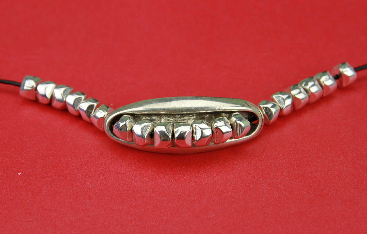 C0001>>MADE in EUROPE zamak connector, silver finding for bracelet (7467)qty1