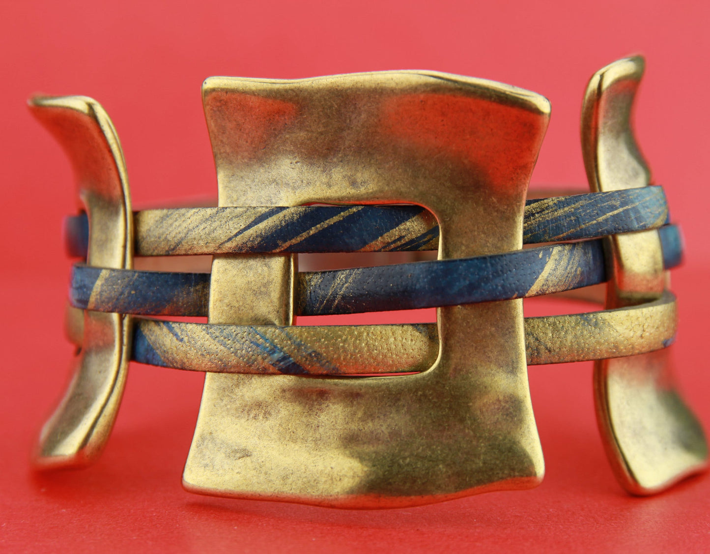 C0107>>MADE in EUROPE zamak 3 slider set for bracelet,  old brass slider set (43/38/39/40B)