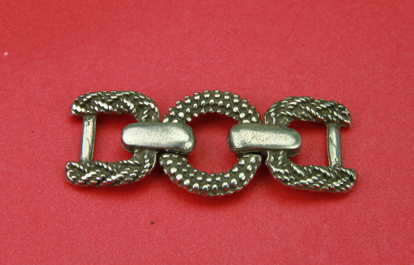 C0113>> MADE in EUROPE zamak connector, 10mm cord connector, flat 10mm leather cord chain connector Qty 1