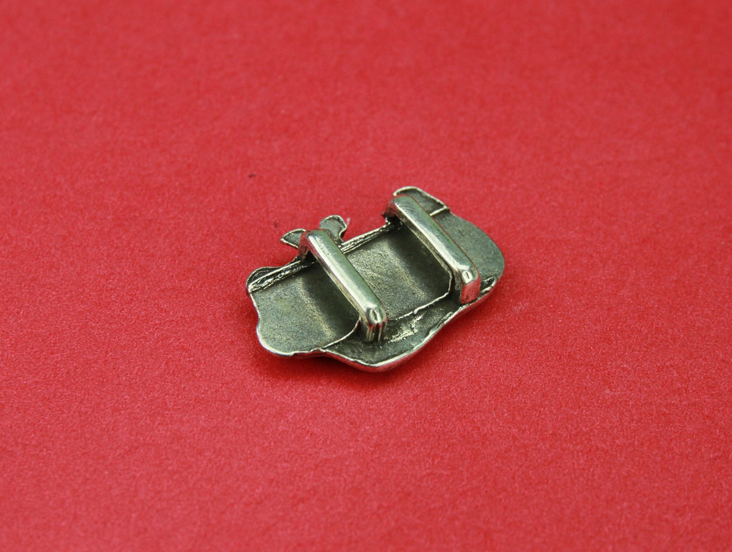 FS0123>> MADE in EUROPE zamak bizon slider, 10mm flat cord buffalo slider, 10mm leather cord sliders  Qty1