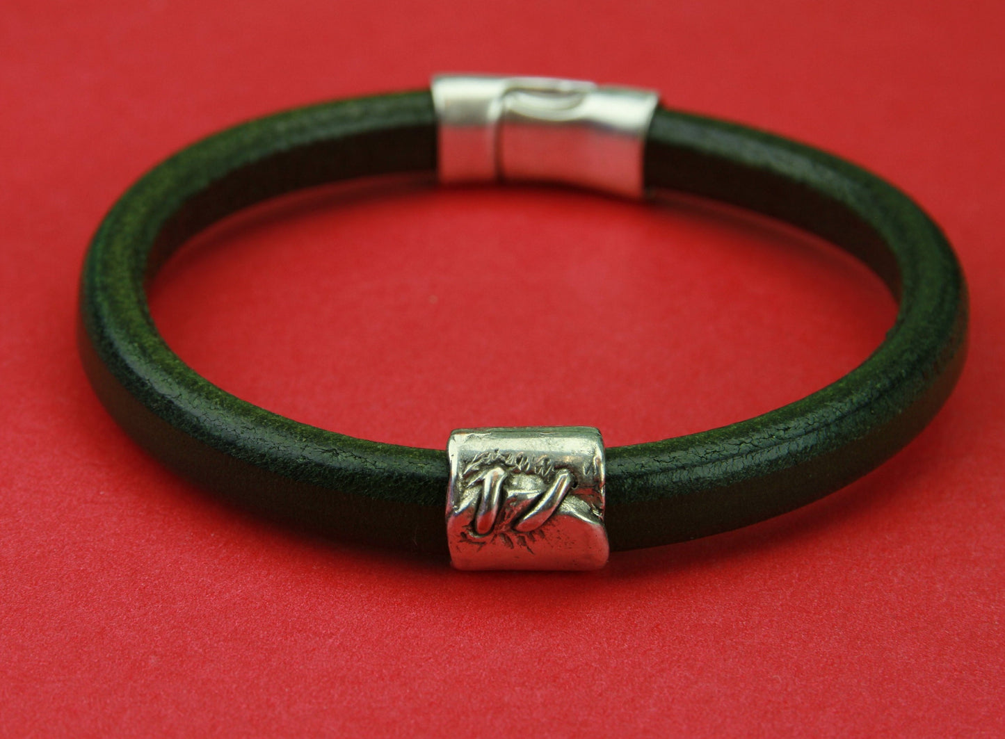 LS0040>>MADE in EUROPE zamak 2 slider tubes, licorice stitched sliders, licorice cord zamak sliders, 10x6mm tube sliders (6435) Qty2