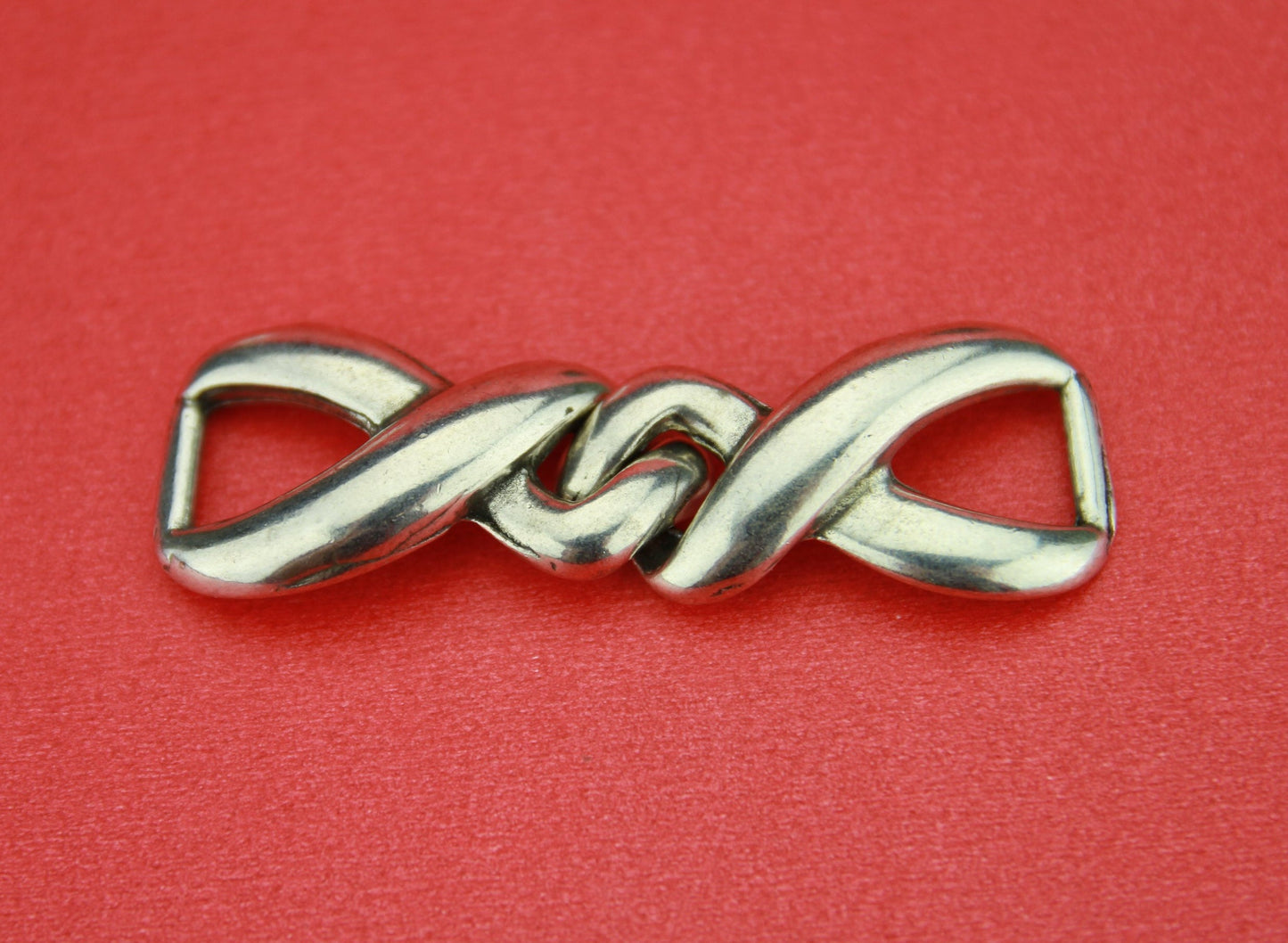 C0088>>MADE in EUROPE zamak chain connector, flat leather cord chain connector Qty 1