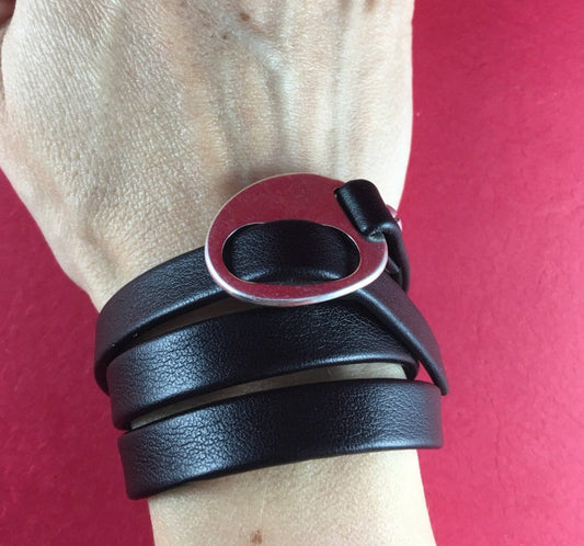 FC0371>>MADE in GREECE zamak buckle clasp, flat zamak buckle clasp, flat cord clasp, 10mm flat cord clasp, (PF9593) Qty1