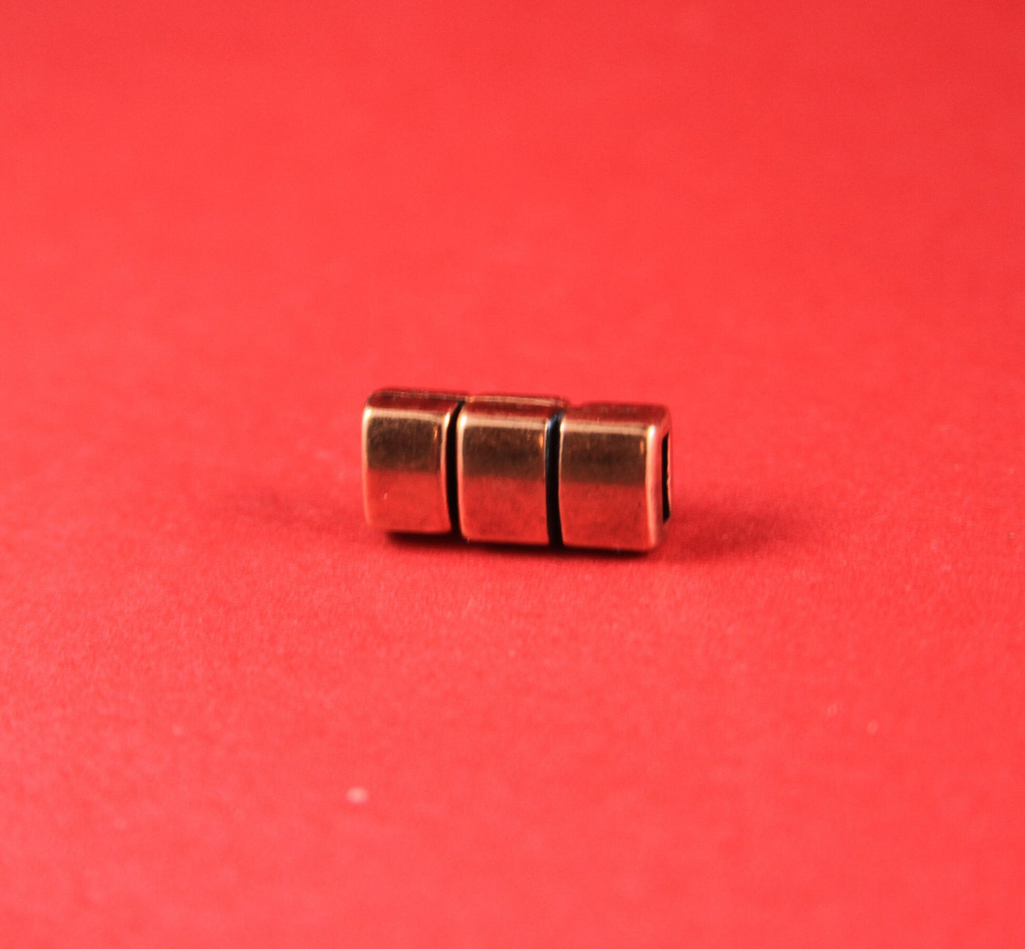 FC0290>>MADE IN EUROPE zamak clasp, 5mm flat cord clasp, bracelet clasp, flat cord clasp Qty1