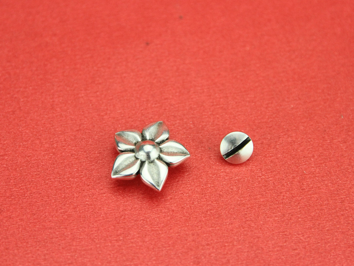 12/3 MADE in EUROPE flower screw sets, jasmin flower screw set (PF9128) Qty1
