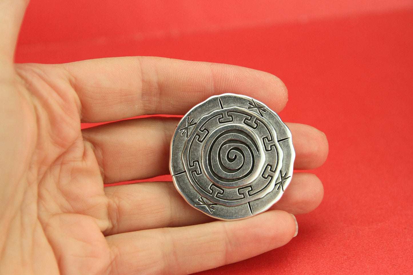 FS0126>>MADE IN EUROPE zamak swirl slider , slider for 20mm flat cord, 20mm cord slider, flat cord zamak slider Qty1