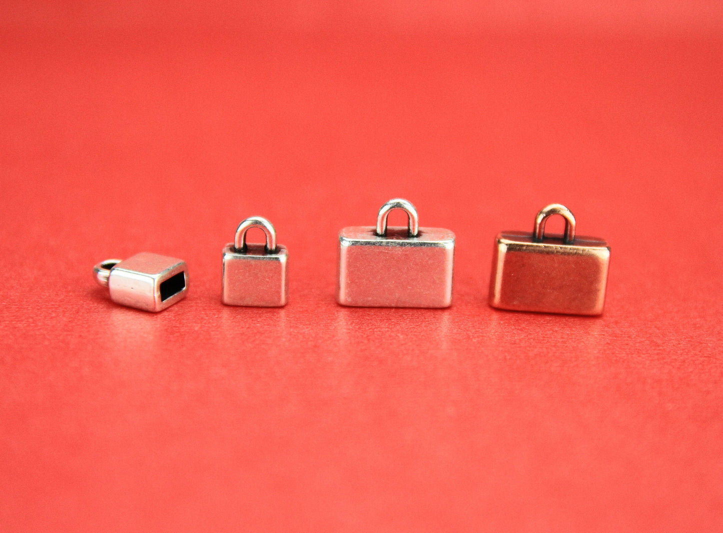 FC0363>>MADE in EUROPE leather cord ends, flat leather cord 2 end caps, leather cord end caps (ng2032/2031)Qty2