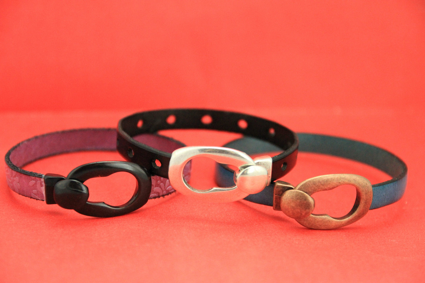 FC0293>> MADE in EUROPE zamak button clasp, 10mm flat cord clasp, two parts button clasp Qty1