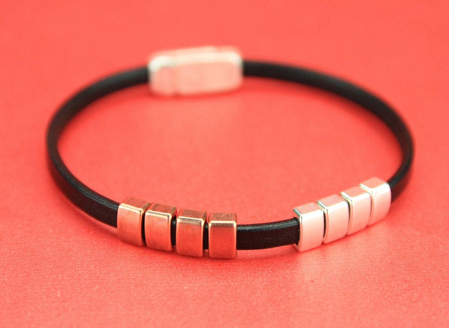 FS0018>>MADE in EUROPE 4 zamak sliders for 5mm cord, flat cord slider, zamak slider bars qty4