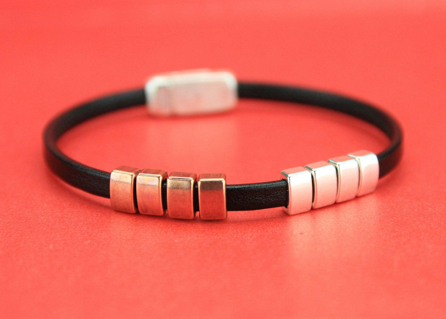 FS0018>>MADE in EUROPE 4 zamak sliders for 5mm cord, flat cord slider, zamak slider bars qty4