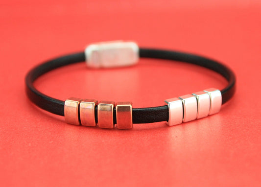 FS0018>>MADE in EUROPE 4 zamak sliders for 5mm cord, flat cord slider, zamak slider bars qty4