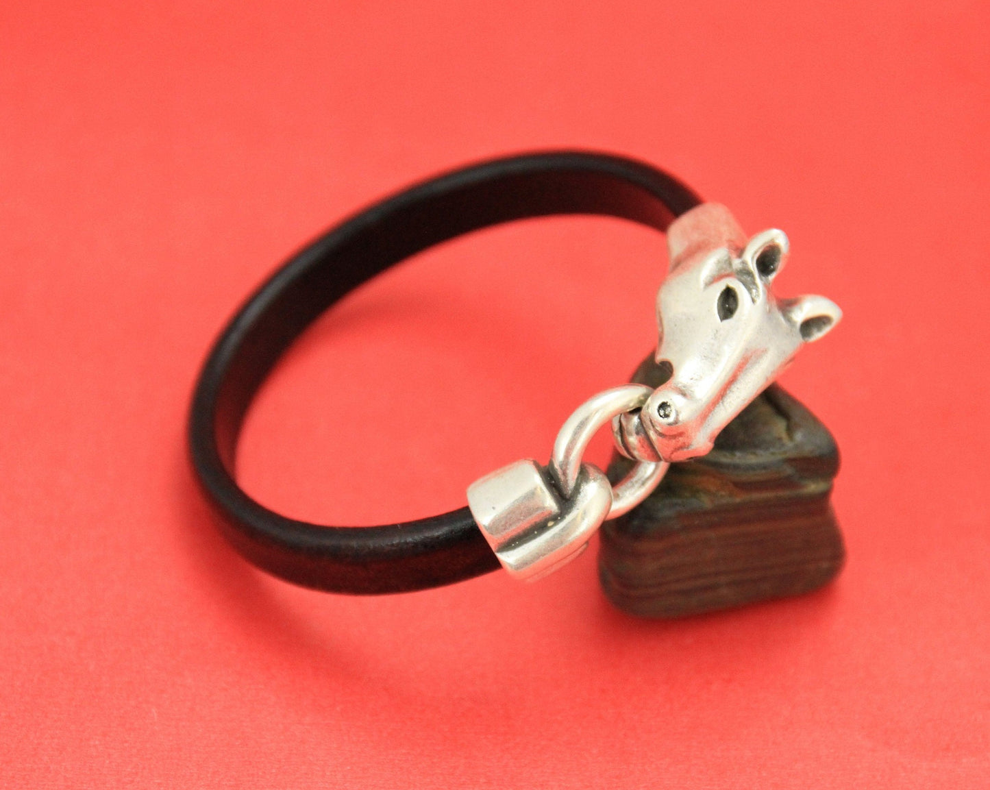 LC0029>>MADE in EUROPE zamak horse clasp, metal horse hook clasp qty1