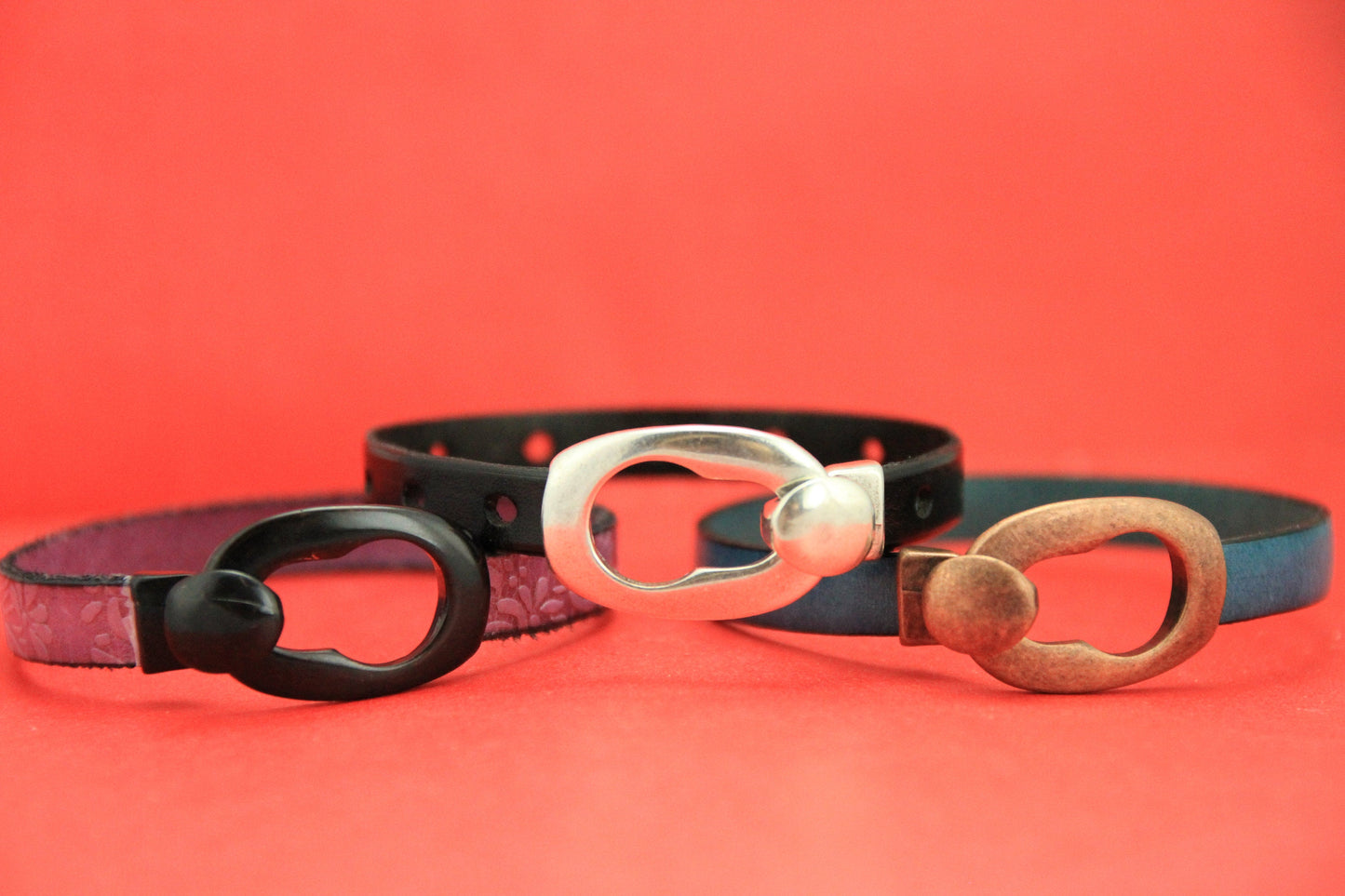 FC0293>> MADE in EUROPE zamak button clasp, 10mm flat cord clasp, two parts button clasp Qty1