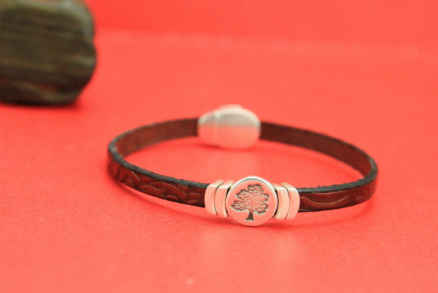 FS0341>>MADE in EUROPE 2 zamak life tree sliders for 5mm cord, zamak flat cord life tree slider qty2