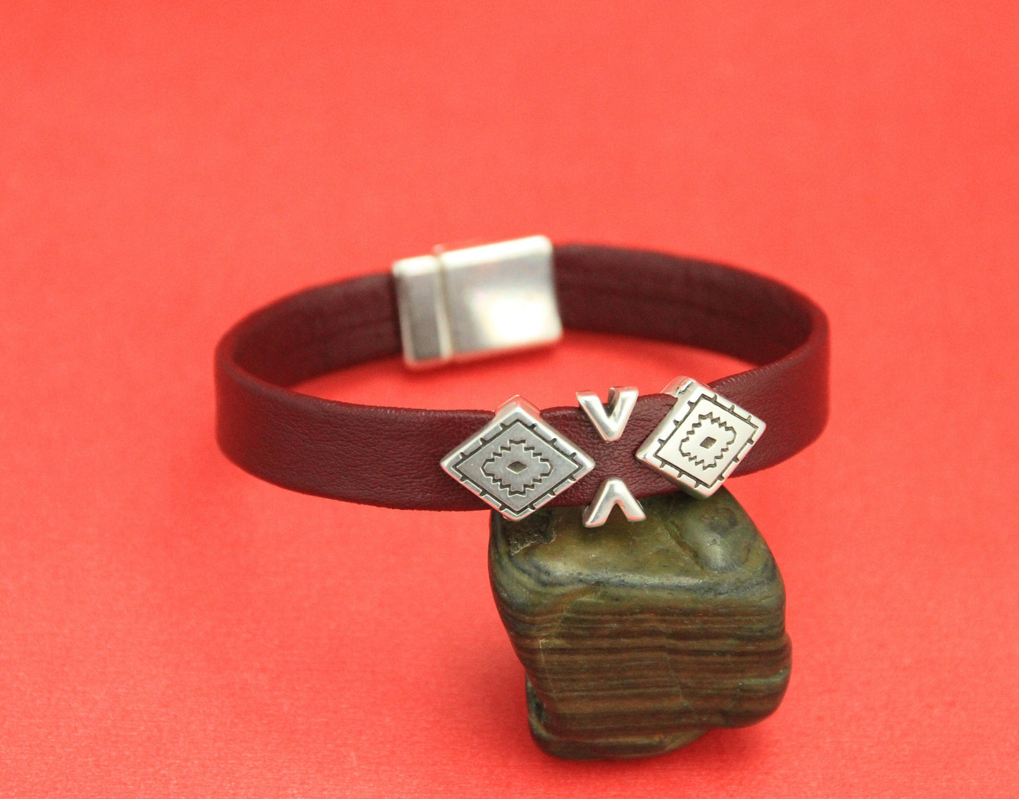 FS0346>>MADE in EUROPE 4 zamak X sliders, 10mm flat cord sliders, 10mm leather cord X sliders, zamak sliders  Qty4
