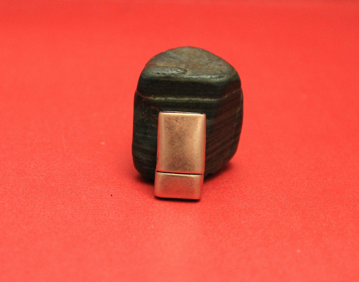 FC0299>>MADE in EUROPE zamak clasp, 10mm flat cord clasp, 10mm copper clasp
