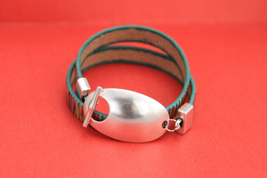 FC0300>>MADE in EUROPE zamak 10mm flat cord clasp, oval toggle clasp, zamak 10mm clasp, Qty1