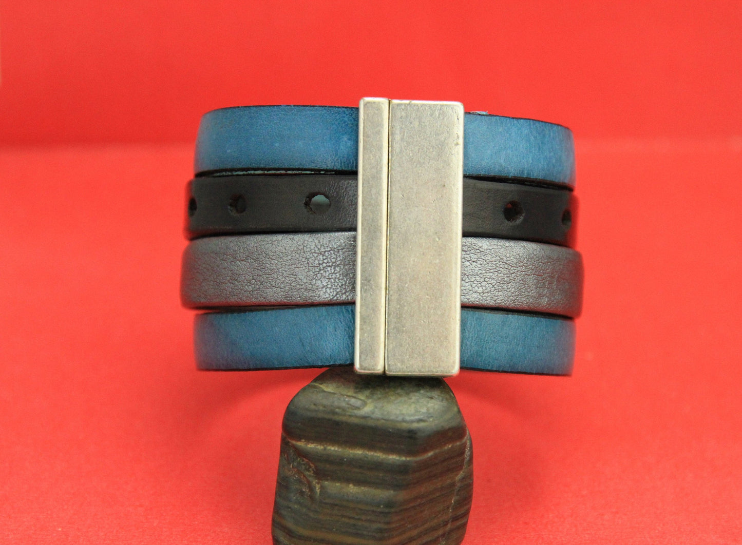 FC0306>>MADE in EUROPE zamak flat cord magnetic clasp, 40mm flat cord clasp, large magnetic clasp (78875/40) qty1