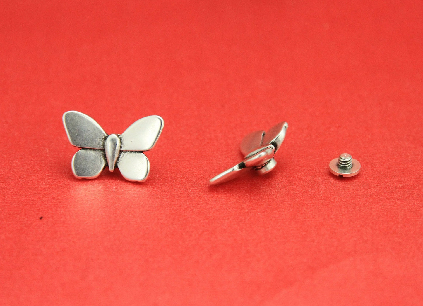 12/5 MADE in EUROPE leather cord butterfly screw set, butterfly screw set (PF9490)