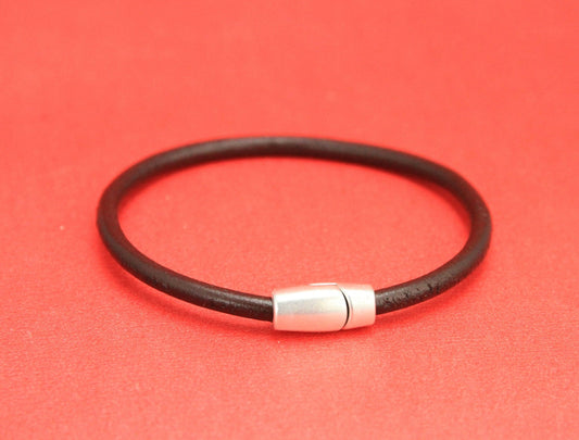 RC0136>>MADE IN EUROPE 3.5mm cord clasp, 3.5mm round leather cord clasp, round cord zamak clasp  Qty1