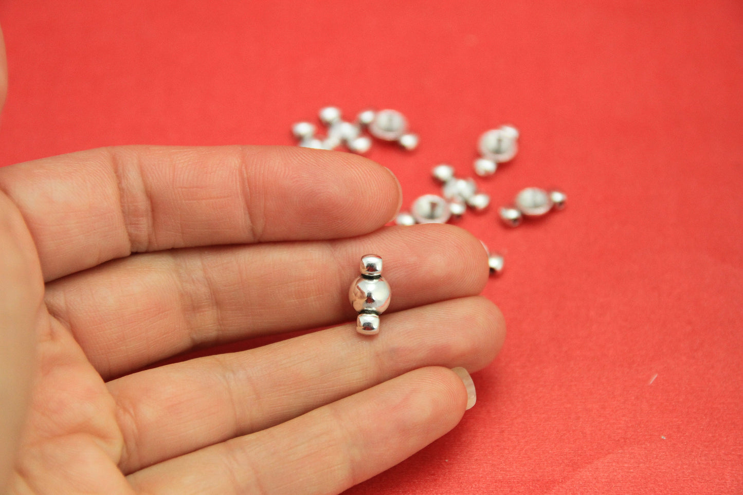 C0010>>MADE in EUROPE 6 zamak tiny connectors (with Swarovski crystal or without by choice), (NG2180) qty6