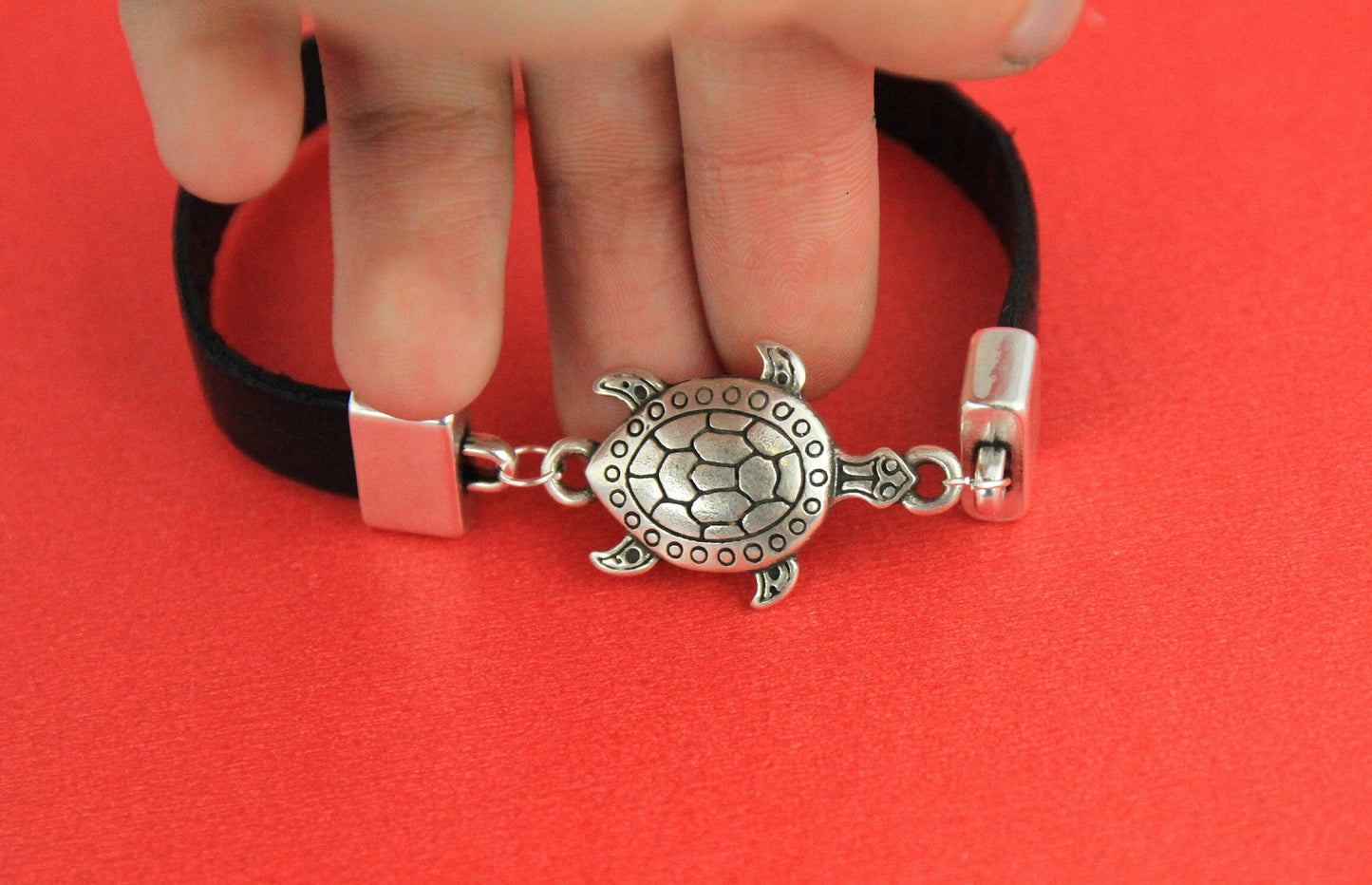 C0003>>MADE in EUROPE zamak turtle connector, bracelet connector, bracelet turtle connector qty1