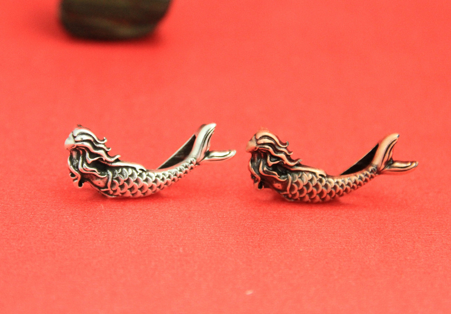 FS0342>>MADE in EUROPE 2 mermaid sliders, 10mm flat cord mermaid slider, Qty2
