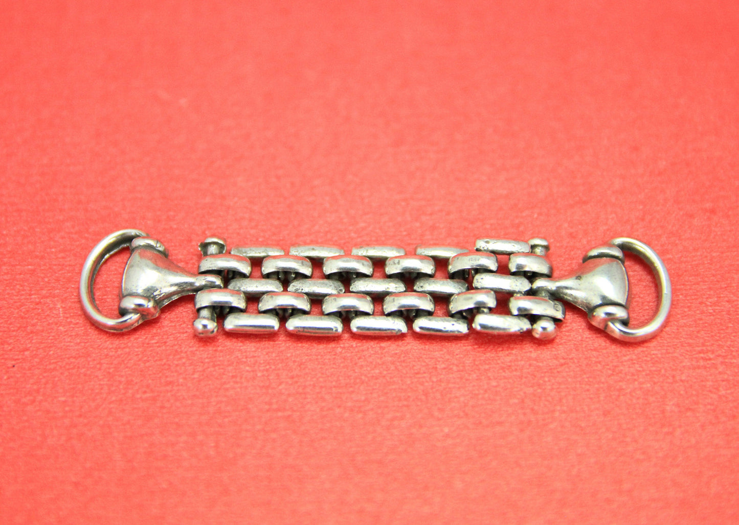 C0016>> MADE in EUROPE 5mm cord zamak chain connector, flat 5mm leather cord zamak connector Qty 1