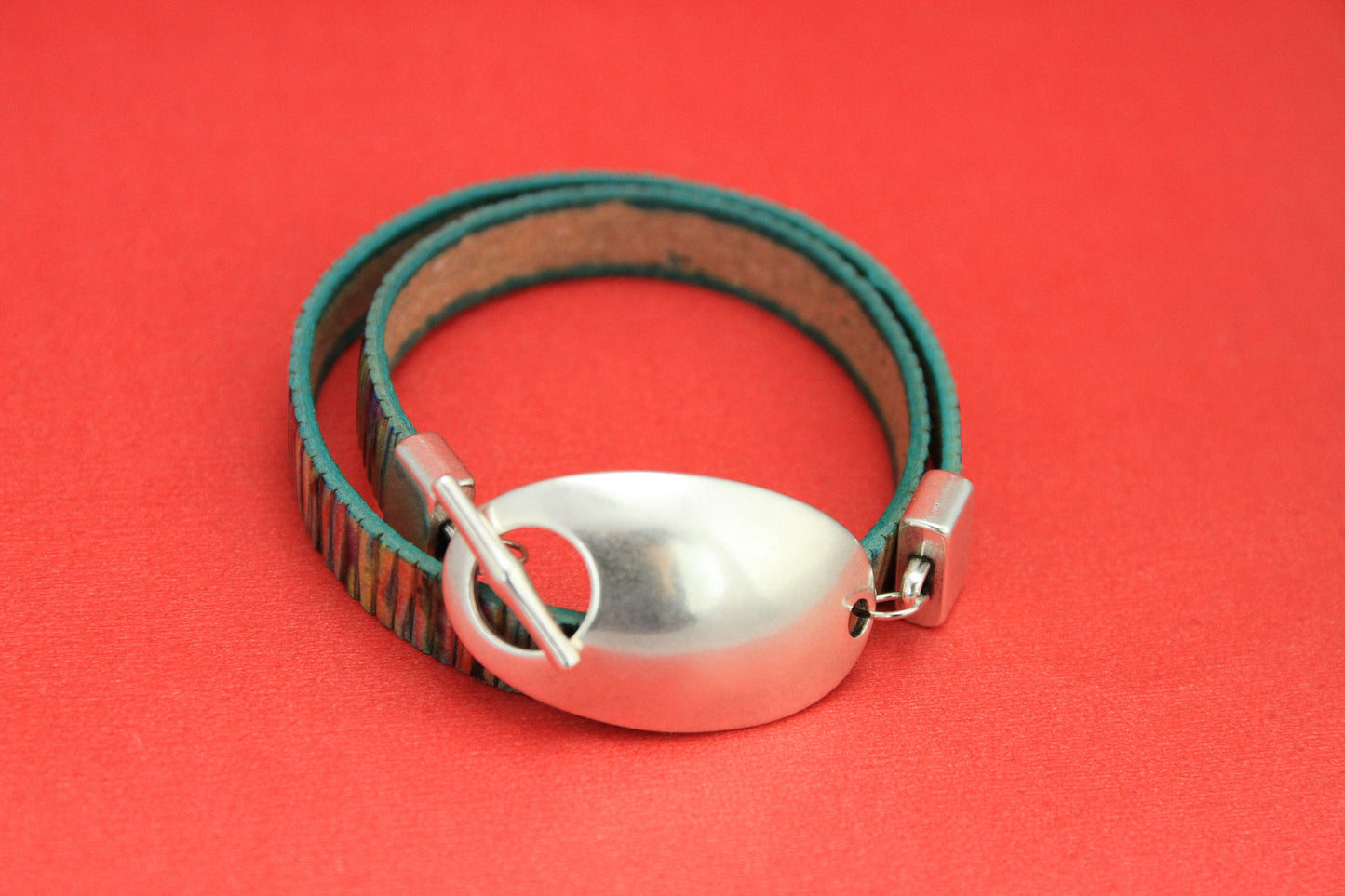 FC0300>>MADE in EUROPE zamak 10mm flat cord clasp, oval toggle clasp, zamak 10mm clasp, Qty1