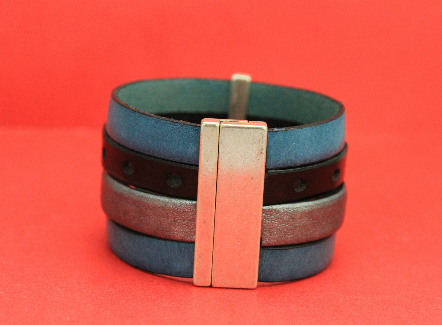 FC0306>>MADE in EUROPE zamak flat cord magnetic clasp, 40mm flat cord clasp, large magnetic clasp (78875/40) qty1