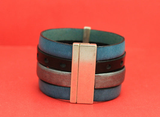 FC0306>>MADE in EUROPE zamak flat cord magnetic clasp, 40mm flat cord clasp, large magnetic clasp (78875/40) qty1