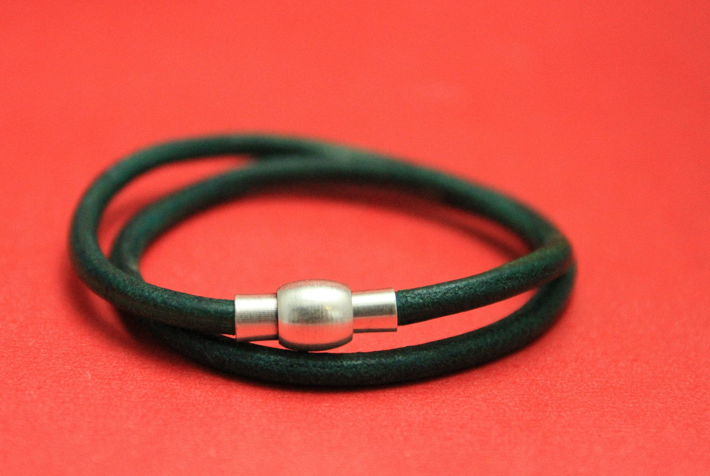 RC0150>>MADE IN EUROPE 4mm cord brass clasp, 4mm round leather cord clasp, round cord brass clasp  Qty1