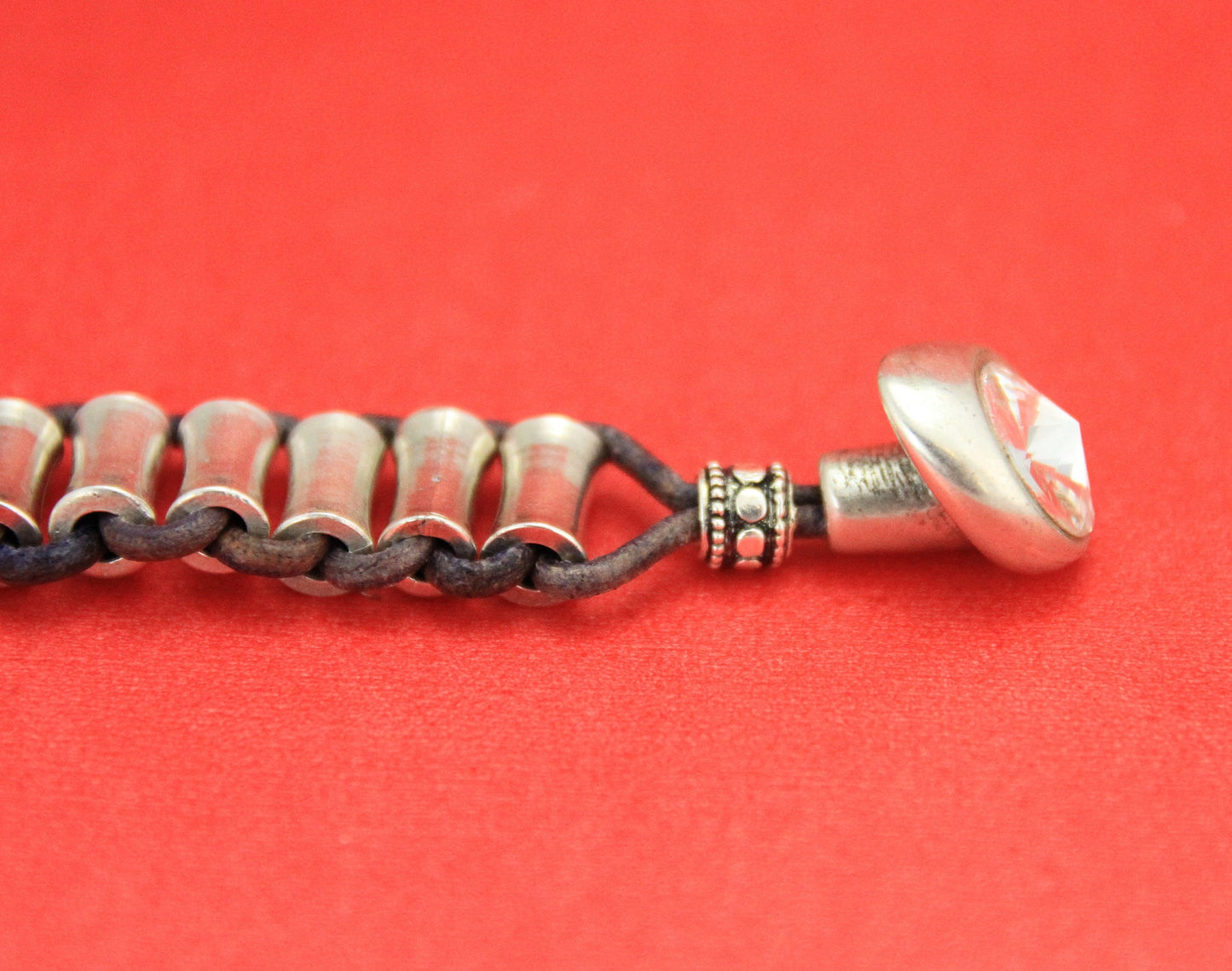 RC0151>>MADE in EUROPE zamak Swarovski button clasps, 4mm hole button clasp, (7401) Qty1